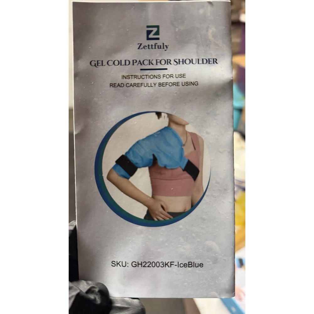 NEW Zettfuly Shoulder Ice Pack Hot Cold Therapy Wrap Gel‎ Pack